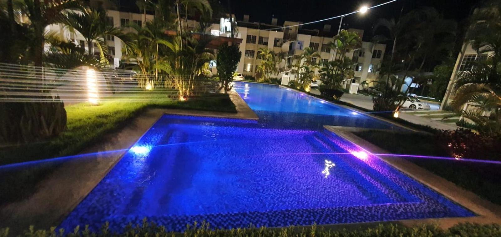 Moderno Depa Con Terraza Y Vista Extraordinaria Apartment Manzanillo Bagian luar foto